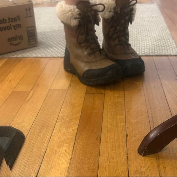 UGG Shoes - UGG Brown and Black Winter Boots